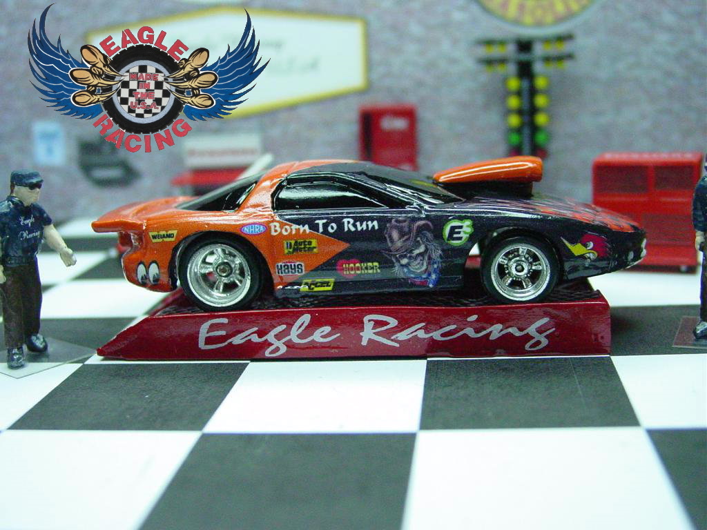 Mid America RTR Eagle Hard Body Drag Slot Car 1/24SCREECHING EAGLE MUSTANG 